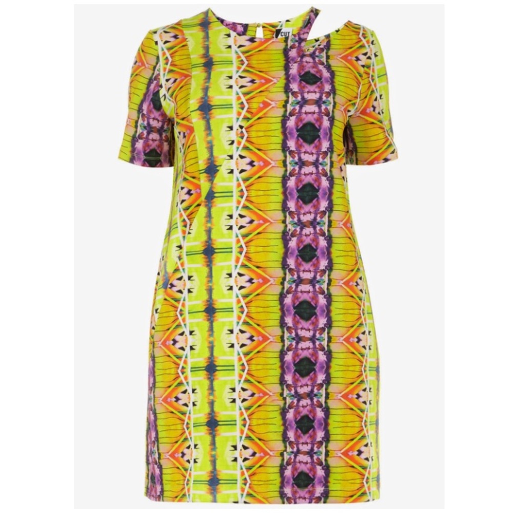 Evans scuba print shift dress Sz 18 NEW with tags